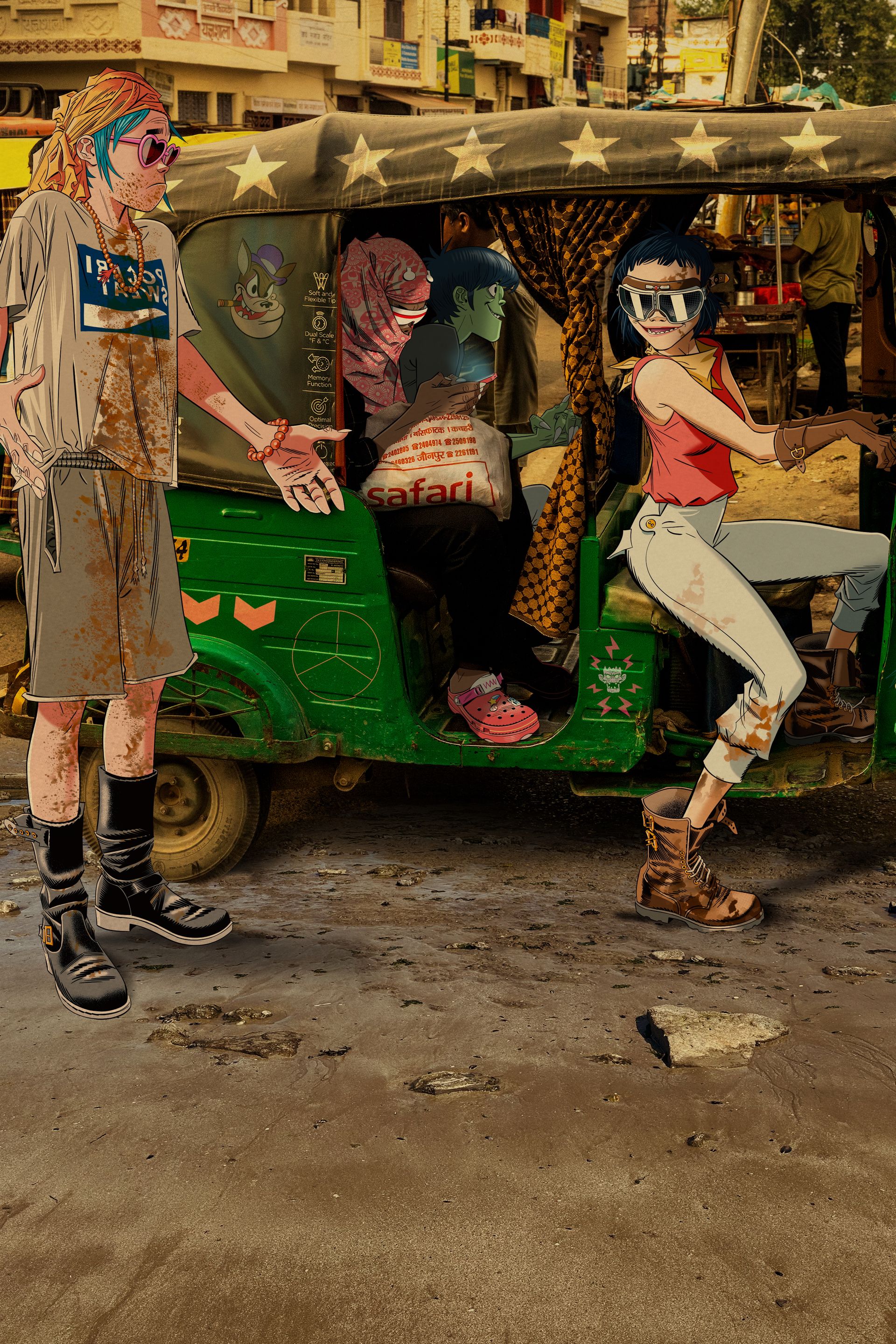 Gorillaz talk to Vogue about the afterlife, AI and awakening to India