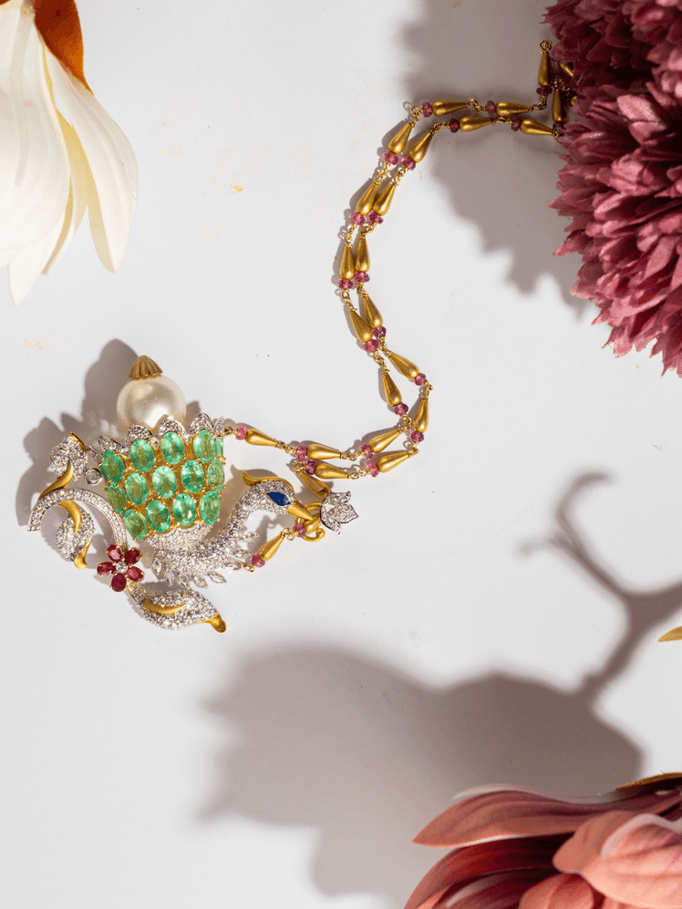 Image may contain Accessories Jewelry Necklace Bracelet Diamond and Gemstone