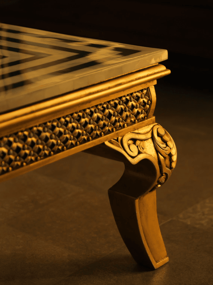 Image may contain Coffee Table Furniture Table Indoors Interior Design and Wood